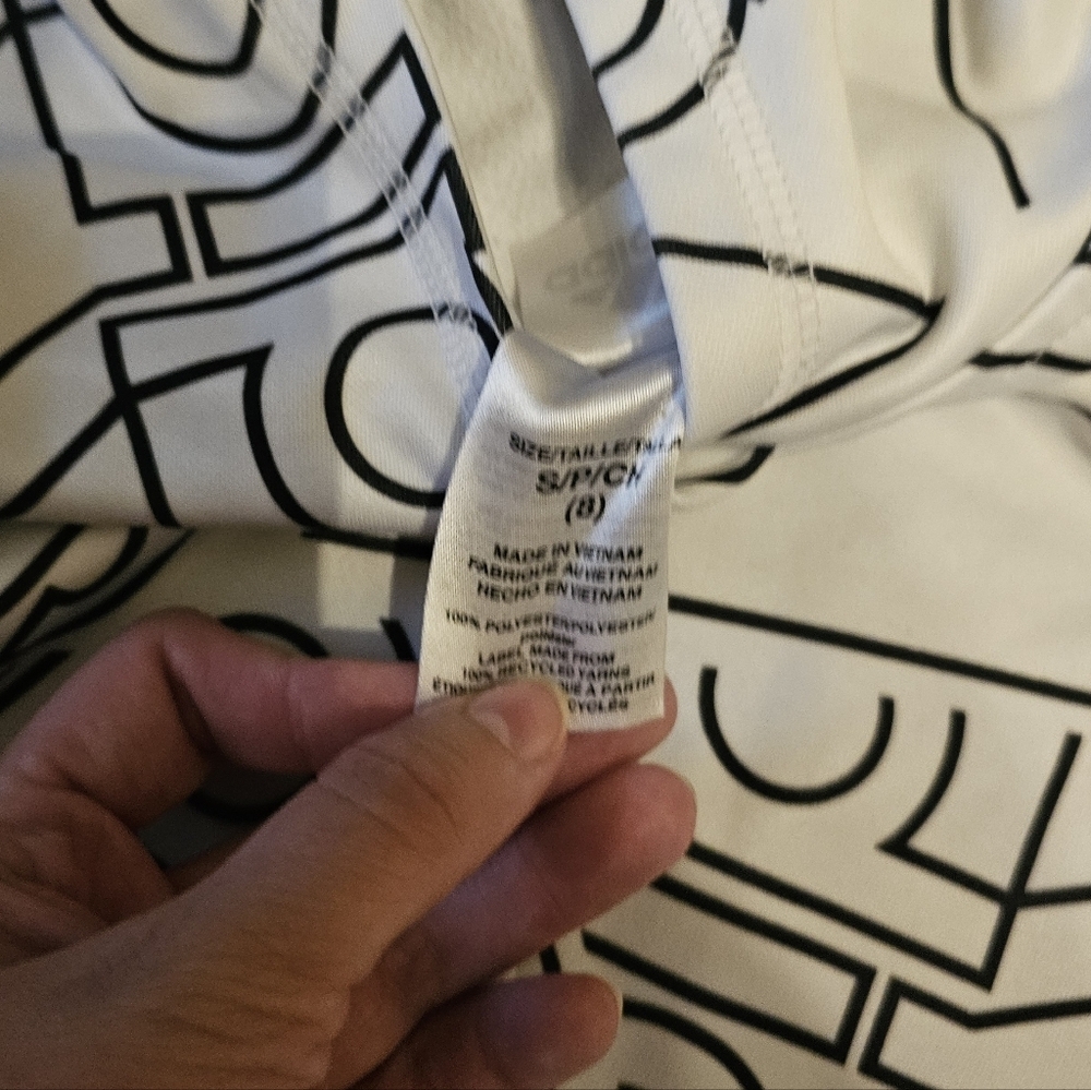 Adidas White and Black Hoodie with Retro Stitch Gray Joggers - Picture 5 of 6